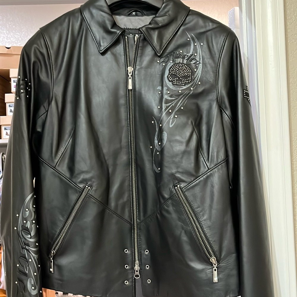 Harley Davidson woman’s leather jacket